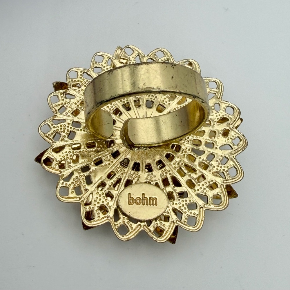 BOHM VINTAGE FLOWER RING - Picture 7 of 9